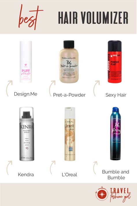 The Best Volumizing Hair Products, Products For Bob Hairstyles, Best Hair Spray For Volume, Products For Fuller Hair, Volume Products For Fine Hair, Color Wow Volumizer, Fine Hair Products Best, Root Booster Hair Products, Best Volume Hair Products