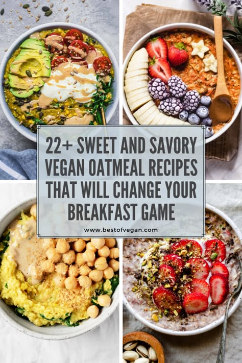 Oatmeal Vegan Recipes, Savory Oatmeal Recipes Vegan, Savory Oats Vegan, Vegan Oatmeal Recipes Breakfast, Savory Oatmeal Recipes Breakfast, Vegan Oat Recipes, Savory Oatmeal Vegan, Oatmeal Recipes Savory, Oatmeal Recipes Vegan