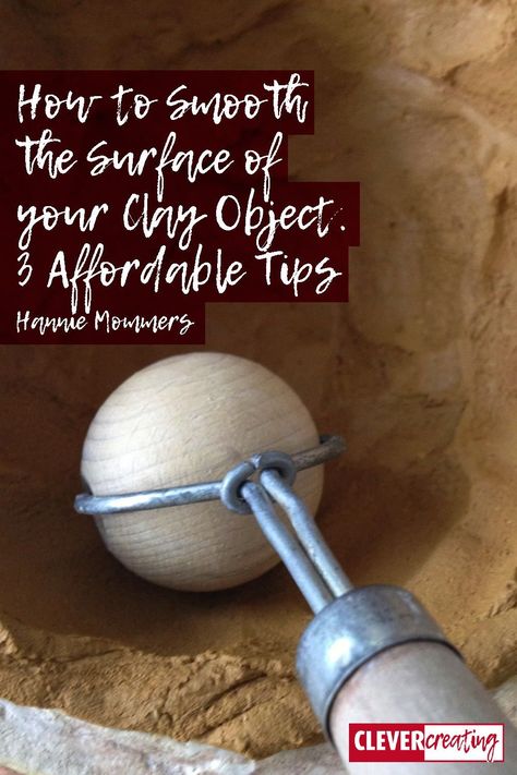 How to smooth the surface of your clay object? Tools for ceramics don't have to cost anything. Read my ceramics tips here. 3 Perfect ways to smooth surfaces. #ceramics #ceramicstips #crafttools #tutorial #diy #tipsandtricks Ceramic Tools Diy, Pottery Tools Make Your Own, Shaper Tools, High School Ceramics, Raku Kiln, Ceramic Supplies, Ceramic Tools, Fire Clay, Pottery Tools