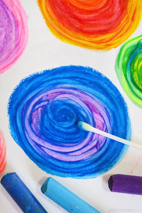 Oil Pastel Painting for Kids - Picklebums Preschool Watercolor Art Projects, Painting Ideas Elementary, Pop Art Oil Pastel, Oil Pastel Monoprint, Watercolor Painting Ideas For Kids, Oil Pastel Art Lesson, Kids Oil Pastel Art Ideas, Oil Pastel Art Projects, Simple Oil Pastel Art For Beginners