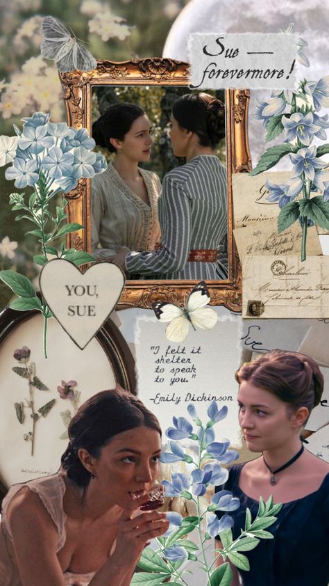 Sue Forevermore, Dickinson Poems, Emily Dickinson Poems, Emily Dickinson, Hailee Steinfeld, Aesthetic Movies, Dark Wallpaper, Create Collage, Creative Play