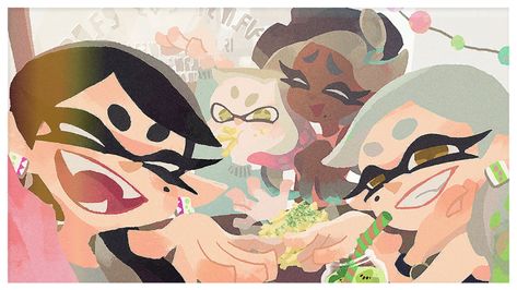 Marina's chat room - Inkipedia, the Splatoon wiki Splatoon Squid Sisters, Marina Splatoon, Splat Tim, Splatoon Squid, Pearl And Marina, Squid Sisters, Callie And Marie, Splatoon 2 Art, Splatoon