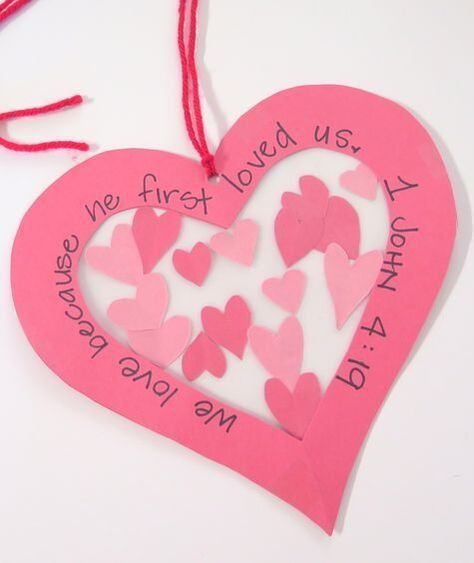 Valentine's Day Crafts - NSUMC Children Faith Formation Christian Valentines Crafts, Sunday School Valentines, Church Valentines, Preschool Valentine Crafts, Valentines Bricolage, Christian Valentines, Children's Church Crafts, February Crafts, Sunday School Crafts For Kids