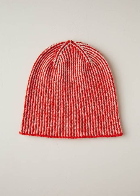 Corrugated Hat + Cowl - Purl Soho | Beautiful Yarn For Beautiful KnittingPurl Soho | Beautiful Yarn For Beautiful Knitting Knit Fashion Pattern, Purl Soho, Hand Knit Hat, Red Poppy, Knit Mittens, Knit Beanie Hat, Beautiful Knitting, Knitting Accessories, Knitting Stitches