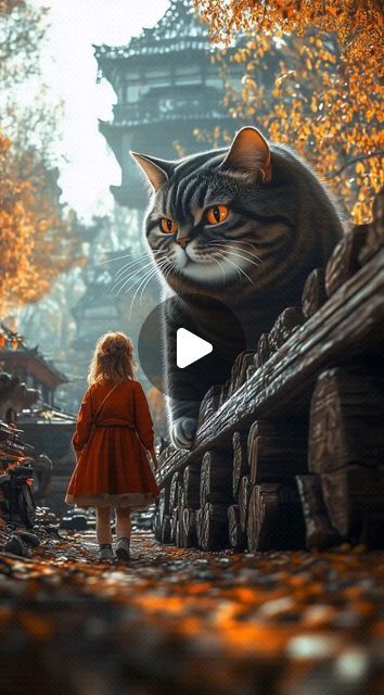 Anurag Kumar on Instagram: "A giant cat walks with her friend #catlovers #catvideos #aivideo #music#artvideo" Giant Cat, Cat Walk, August 12, Cat Gif, Instagram A, Cat Lovers, Walking, Music, On Instagram