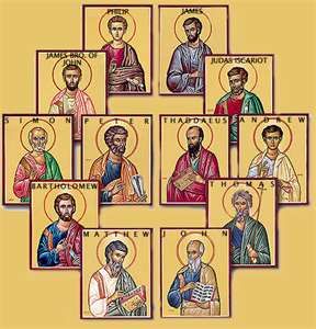 The twelve apostles of Jesus Christ... Saints we revere and follow. Doubting Thomas, The Twelve Apostles, New Testament Books, Twelve Apostles, Christian Traditions, Basic Facts, Daily Bible Verse, Orthodox Icons, Pics Art