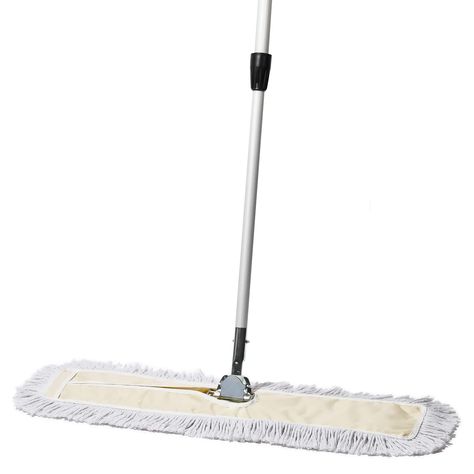 PRICES MAY VARY. Get Swept Away With Our Industrial Mop - Cleaning has never been this easy. Use your dust mop for hardwood floors, laminate, tile, and more! Whether you’re dry sweeping or damp mopping, it’s great for any type of flooring. Clean Up Nicely - The head of your floor industrial dust mop is reusable—simply wash it on a regular basis. Clean your cotton mop head by hand with warm water, or pop the nylon mop head in the washing machine. A Reliable Dust Broom - Your commercial mop was bu Sunroom Designs, Dust Mop, Cleaning Mops, Mop Heads, Floor Cleaning, Cleaning Dust, Types Of Flooring, Floor Cleaner, Cleaning Supplies