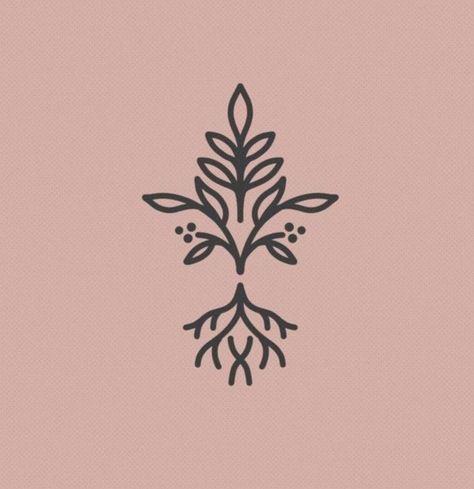 brand, plant, shop, logo, flower, feminine, graceful, icon, nature, illustration, emblem, symbol, floral, label, leaf, sign, beauty, spa, design, organic, vector, template, border, logotype, botanical, monogram, natural, antique, style, background, badge, fashion, flourish, rustic, decoration, hand drawn, line, linear, crest, white, collection, flower logo, arrow, handmade, logo collection, minimal, sticker, trendy, typography, set Root To Rise Tattoo, Roots Logo Design Ideas, No Mud No Lotus Tattoo, Root Tattoo Ideas, Rooted Tattoo, Roots And Wings Tattoo, Flower With Roots Tattoo, Plant Shop Branding, Beauty Spa Design