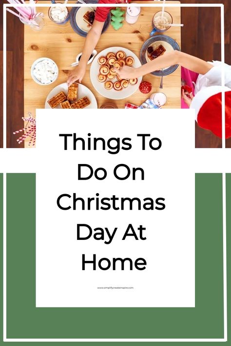 Not sure what to do on Christmas Day? Explore this list of Christmas Day activities that are perfect for both kids and adults! Whether you're spending the day at home or looking for things to do on Christmas Day with family, we've got you covered. Enjoy fun things to do on Christmas Day that everyone will love, from Christmas Day activities for kids to creative ways to enjoy the holiday. Christmas Home Activities For Kids, Christmas Adult Activities, Christmas Day Schedule, Things To Do For Christmas Families, Christmas Day At Home, Activities To Do For Christmas, Christmas Day Hosting Ideas, Christmas Day For Two, Christmas Things To Do When Bored