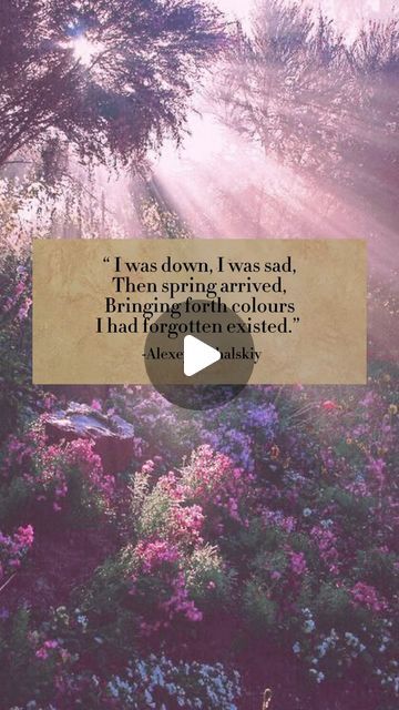 Alexey Soshalskiy on Instagram: "Spring is here 😎☘️
.
#spring #reels #poetry #quotes #quoteoftheday" Spring Is Here, Close To My Heart, Poetry Quotes, Quote Of The Day, Color Me, Poetry, Quotes, On Instagram, Instagram