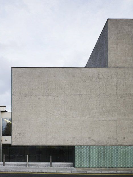 National Film School by ABK Building Forms, Glass Facade, Historical Movies, Movie Images, Concrete House, Film School, Glass Facades, Space Architecture, Dublin Ireland