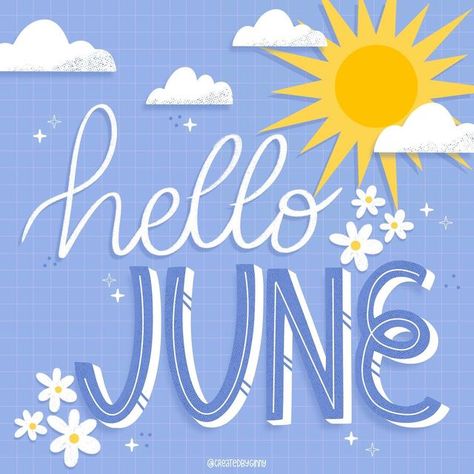 Ginny on Instagram: "I am so excited for what summer has to bring! Hello June! ☀️ 🌊 🌸😎 #hellojune #june #summer #summervibes #summervibes☀️ #momlife #teacherlife #womenoftype #womenofdesign #womenofillustration #womenoffaith" Scentsy Printables, June Quotes, Hello Quotes, Theme Divider, Iphone Images, Mama June, Hello June, Watch Wallpapers, Seasons Months