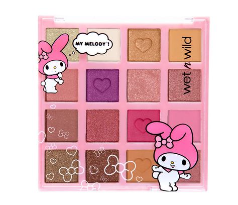 Kuromi Makeup, Wet N Wild Eyeshadow, Sweet Personality, Kitty Makeup, Gift Wishlist, Wet N Wild Makeup, Hello Kitty Makeup, Makeup Pallets, Healthy Christmas