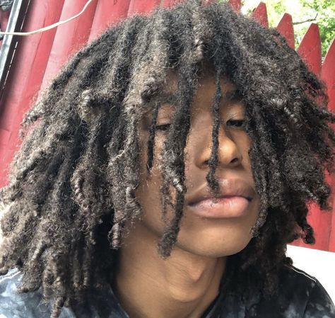 Pigtail Dreads Men, Fluffy Dreads, Loc Reference, Mullet Dreads, Male Locs, Hair Inspo Aesthetic, Hobie Brown, Spider Punk, Spider Man Across The Spider Verse