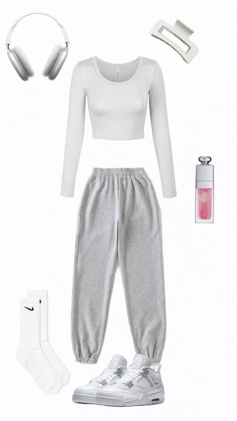 Look Legging, Cute Nike Outfits, Mode Zara, Fitness Wear Outfits, Casual Preppy Outfits, Trendy Outfits For Teens, Cute Lazy Day Outfits, Lazy Outfits, Cute Preppy Outfits