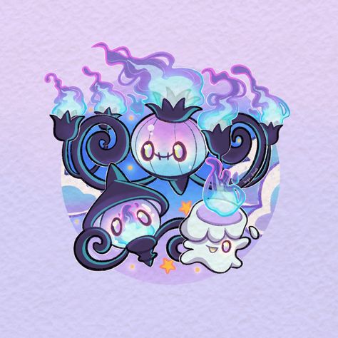 Pokeball Wallpaper, Pokémon Fanart, Mother Series, Ghost Type Pokemon, Pokemon Halloween, Pokemon Team, Halloween Symbols, Ghost Pokemon, Pokemon Fanart