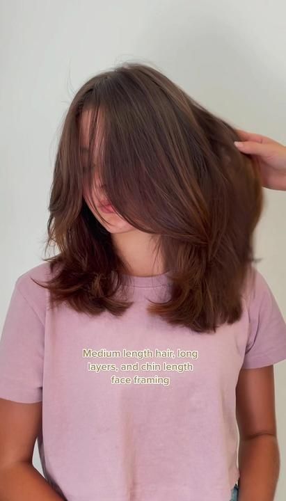 Long Layered Haircuts For Shoulder Length Hair, Mid Length Hairstyles With Layers, Shirt Haircuts For Women, Haircuts Layers, Hair Doodles, Haircut For Women, Layered Haircuts For Medium Hair, Haircuts For Wavy Hair, Shoulder Length Hair Cuts