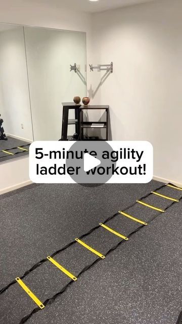 ⛹️‍♂️ Basketball 🏀❤️ on Instagram: "agility ladder workout to add to your warmup routine! imporve agility, speed, explosiveness, and footwork  . .📸 Source : Tiktok: audreykorman All credit are reserved for their respective Owners . Pls DM for Credit or Remove. .---------------- . . #bball#orlandobasketballtrainer#basketballtrainerdallas#nbabasketball#alleyoop#basketballneverstops🏀#aaubasketball#chinabasketballtrainer#basketballtrainers#nbachamps" Speed And Agility Workout, Agility Ladder Workout, Agility Ladder Drills, Ladder Workout, Agility Workouts, Aau Basketball, Tennis Drills, Fitness Challenges, Workout Memes