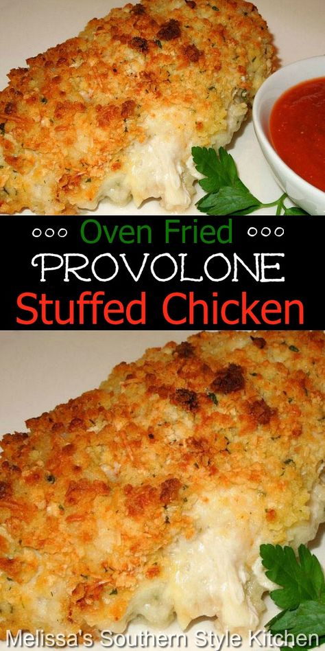 Broke Meals, Stuffed Chicken Breasts, Cheese Stuffed Chicken Breast, Chicken Breast Recipes Baked, Cheese Stuffed Chicken, Oven Fried, Chicken Entrees, Turkey Dishes, Chicken Main Dishes