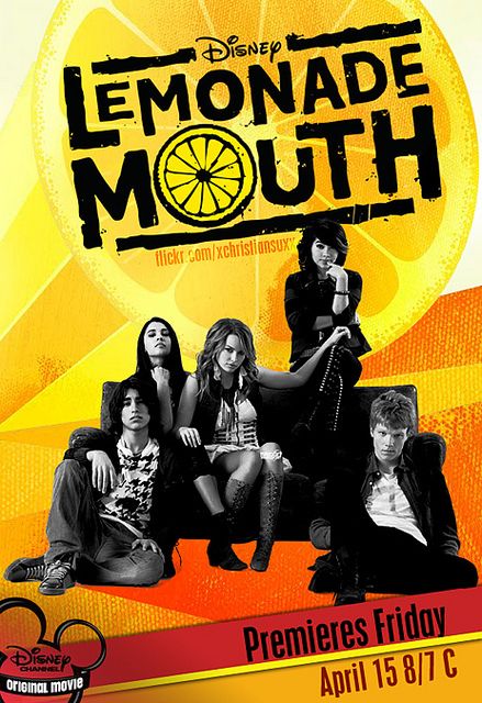 Lemonade Mouth Lemonade Mouth Poster, Frida Movie, Adam Hicks, Lemonade Mouth, Blake Michael, Disney Channel Movies, Old Disney Channel, Bridgit Mendler, Film Story