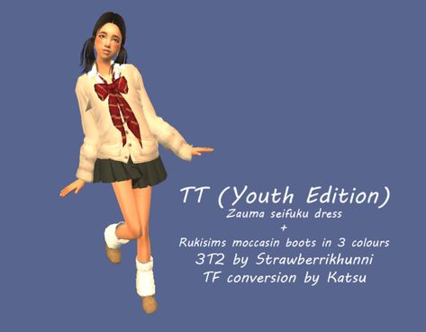 Sims 2 Japanese Cc, Sims 2 Accessories, Sims 2 University, Sims 3 Cc Clothes, Dark Academia Look, Ts2 Cc, Cc Clothes, Tumblr Sims 4, Play Sims