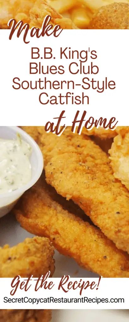 B.B. King's Blues Club Southern-Style Catfish Recipe Bluegill Recipe, Fried Catfish Recipes, Catfish Recipe, Southern Fried Catfish, Cultural Foods, Catfish Recipes, Fish Dinner Recipes, Seafood Entrees, Southern Recipes Soul Food