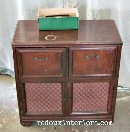 Refinished Stereo Cabinet, Vintage Stereo Cabinet Repurposed, Old Stereo Cabinet Into Bar, Repurposed Stereo Cabinet Ideas, Antique Stereo Cabinet Makeover, Vintage Record Cabinet Makeover, Antique Radio Cabinet Makeover, Vintage Stereo Console Makeover, Upcycled Record Cabinet