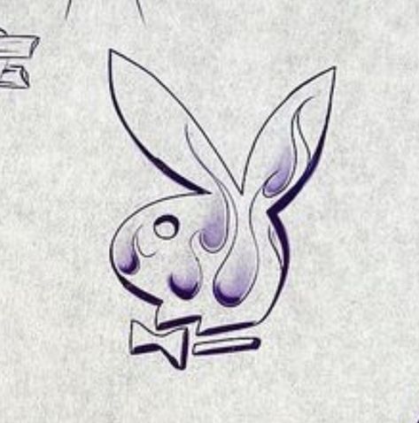 Playboy Bunny Drawing, Chest Tattoo Birds, Playboy Tattoo, Chest Tattoo Drawings, Lion Forearm Tattoos, Bunny Sketches, Flirty Questions, Simple Tattoos For Guys, Money Tattoo