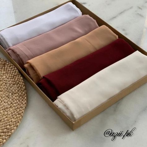 Hijab Gift Box @azii.pk Provides beautiful georgette hijabs in every colour. You can also buy Deals! SHOP NOW! DM NOW! . . . . #aziipk #hijab #georgettehijab #georgettehijabs #hijabi #hijabfashion Hijab Colours, Hijab Gift, Scarf Photography, Hijab Hipster, Hijab Colors, Etsy Packaging, Color Knowledge, Colour Combinations Fashion, Color Mixing Chart