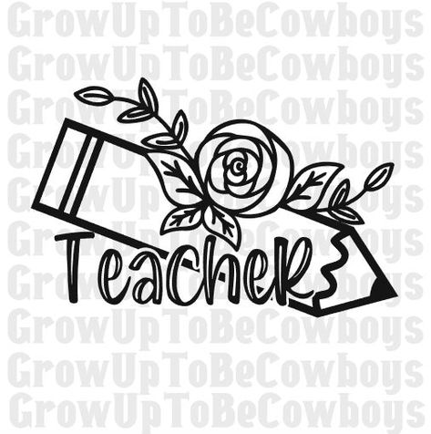 Custodian Appreciation, Teacher Cricut, Graduating Teacher, Image Svg, Cricut Files, Teacher Svg, School Svg, Cricut Craft Room, Diy Cricut