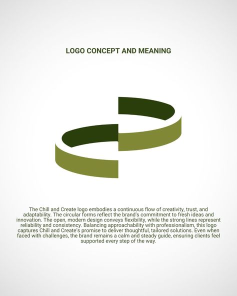 It all started with a simple idea: to create a space where creativity feels natural, innovation isn’t overwhelming, and every project—big or small—stays true to its purpose. The circular design of the Chill and Create logo isn’t just a shape, it represents a journey of constant growth and fresh ideas that drive the brand forward. The bold lines stand for something more—trust, reliability, and the assurance that even as things evolve, the core values stay steady. This logo is a reminder th... Growth Logo Design, Clever Logo, Create Logo, Circular Logo, Circular Design, Simple Logo, Emblem Logo, Core Values, Logo Concept