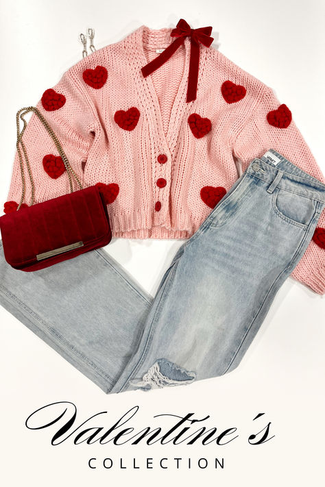 Shop Valentine's Day Looks 💖 February Fits, Valentines Looks Outfit, Valentines Day Party Outfit, Vday Fits, Valentines Fits, February Photography, Vday Aesthetic, Pastel Fits, February Vibes