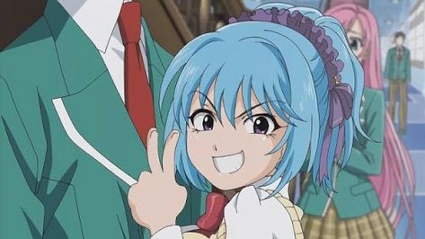 Kurumu Kurono, Rosario Vampire Characters, Vampire Photo, Rosario Vampire Anime, Rosario Vampire, Cowboy Bebop, Ruby Rose, Man In Love, Peace Sign