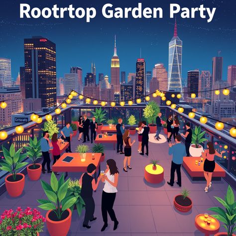 Urban Rooftop Garden Party

#UrbanGarden #RooftopParty #CityLife #NightlifeArt #art #poster Urban Rooftop, Rooftop Party, Rooftop Garden, Party Poster, Urban Garden, The Urban, City Life, Garden Party, Art Poster