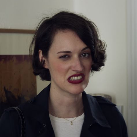 #fleabag #PhoebeWallerBridge Phoebe Waller-Bridge #fleabag2016 Fleabag Hair Is Everything, Bite Aesthetics, Phoebe Waller-bridge, Fleabag Funny, Fleabag Wallpaper, Fleabag Aesthetic, Just Girly Things, Series Movies, Reaction Pictures