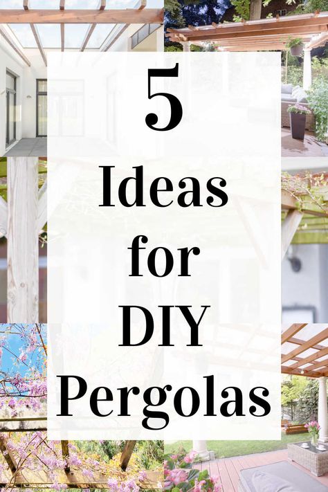 Elevate your backyard to an entertaining and relaxing destination with these DIY Pergola Ideas! Each one brings new elements to your outdoor living space that will make it an inviting and irresistible space to spend time in. Pergola Outdoor Living, Citronella Candles, Garden Junk, Diy Fire Pit, Diy Yard, Budget Friendly Decor, Do It Yourself Crafts, Repurposed Items, Pergola Plans