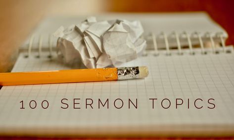 Coming up with sermon ideas is one of the biggest frustrations pastors have with preaching. How do you know where to begin? First, you need Teen Sunday School Lessons, Sermon Topics, Youth Sermons, Sermon Ideas, Homeschool Transcripts, Sermon Illustrations, Bible Study Materials, Sunday Sermons, Church Sermon