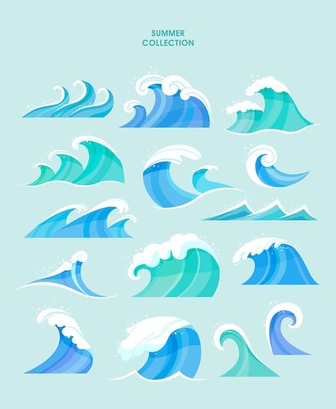 Ocean Wave Drawing, Wave Drawing, Whale Decor, Water Images, Wave Illustration, Waves Vector, Water Illustration, Water Drawing, Event Poster Design