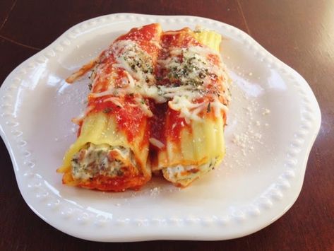 Ricotta Stuffed Manicotti, Manicotti Shells, Stuffed Manicotti, Cheese Manicotti, Ricotta Cheese Recipes, Italian Sausages, Manicotti Recipe, Italian Sausage Recipes, Ricotta Cheese