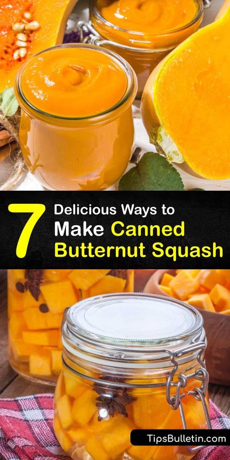 Can Squash How To, Canning Winter Squash Recipes, Canned Butternut Squash Soup, How To Tell When Butternut Squash Is Ripe, Can Squash Recipes, Pressure Canning Butternut Squash, Canning Butternut Squash Puree, Butternut Squash Soup For Canning, Preserving Acorn Squash