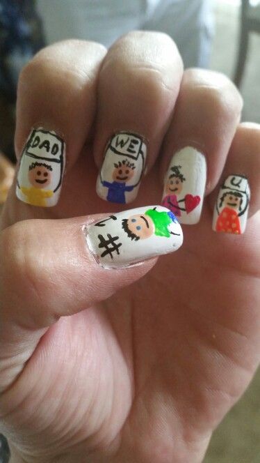 Father's day Fathers Day, Father's Day, Nail Designs, Nails, Design