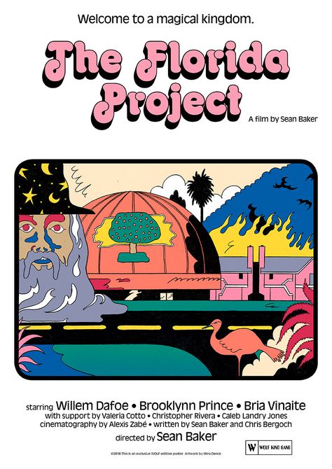 The Florida Project on Behance The Florida Project, Florida Project, Graphic Design Portfolio Inspiration, Vintage Poster Design, Retro Theme, Poster Artwork, Graphic Design Portfolio, Cool Posters, Graphic Artist