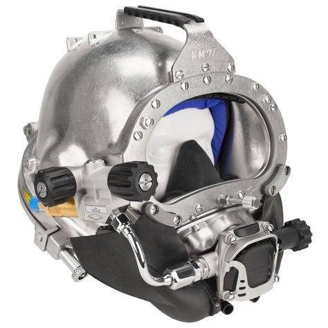 The Kirby Morgan® KM 97 Commercial Diving Helmet with Male Waterproof Connectors http://www.amronintl.com/kirby-morgan-97-commercial-diving-helmet-with-male-waterproof-connectors-500-701.html