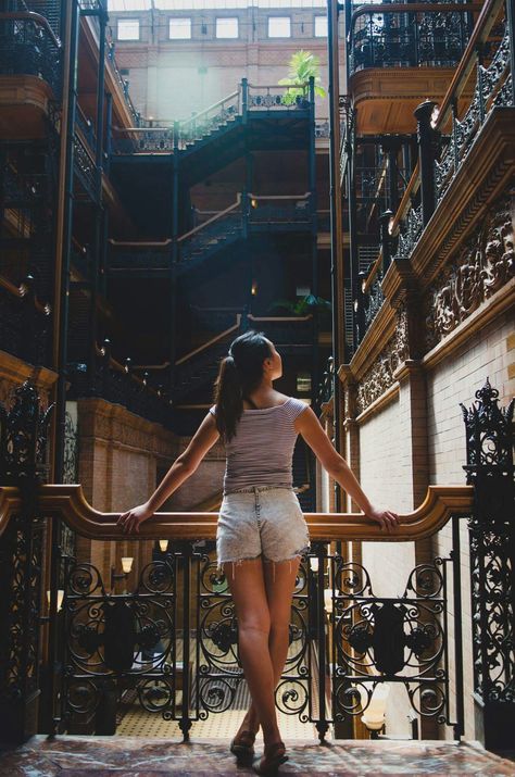 Bradbury Building, LA Bradbury Building Photoshoot, Bradbury Building, Blade Runner, Travel Photos, Mini Skirts, Building, Photography, Travel