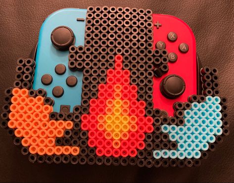 Nintendo Switch Case, Summer Diy Projects, Aqua Beads, Bead Ideas, Fuse Beads, Summer Diy, Switch Covers, Perler Bead, Hama Beads