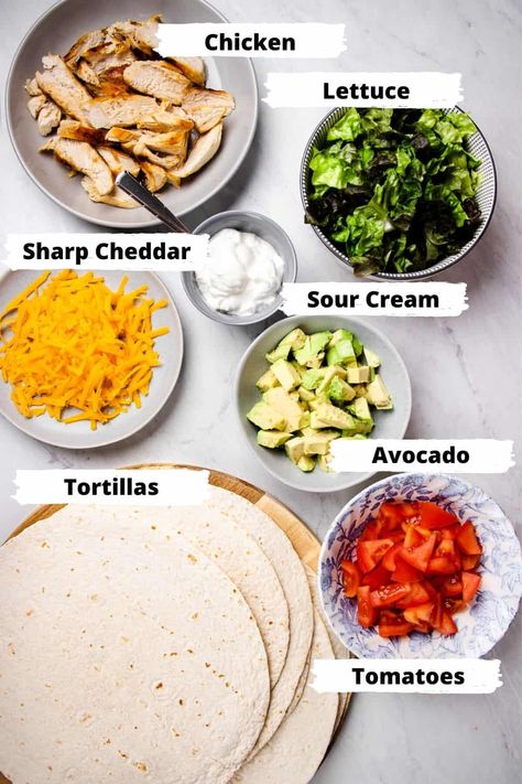 Healthy Lunch Wraps, Avocado Wraps, Chicken Avocado Wrap, Wraps Recipes Healthy, Avocado Wrap, Chicken Wrap Recipes, Lunch Wraps, Healthy Wraps, Chicken Wrap