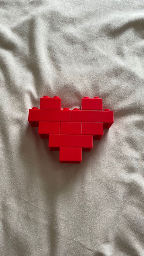 I used red duplo! You can use whatever lego you want #mine #lego #heart #aesthetic #cute #coquette #cutelegos Lego Ideas Aesthetic, Cute Lego Builds Easy, Aesthetic Lego Ideas, Diy Lego Crafts, Things To Build Out Of Legos, Cute Lego Ideas Aesthetic, Lego For Boyfriend, Building Legos Aesthetic Couple, Things To Make With Lego