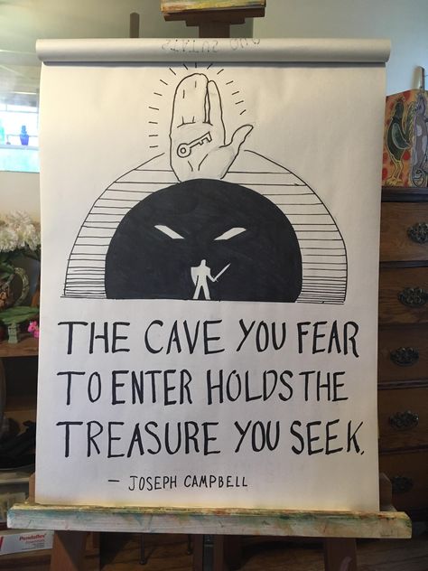 The Cave You Fear To Enter... [Image] Rumi Aesthetic, True Life Quotes, Lunchbox Notes, True Quotes About Life, Quotes Of The Day, Quote Of The Week, The Cave, Positive Mind, Anything Is Possible