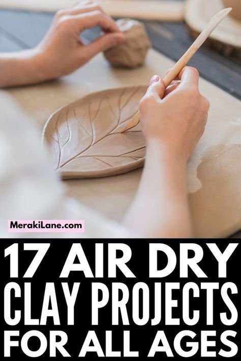 Clay Projects For Kids, Making Clay, Homemade Clay, Diy Air Dry Clay, Air Dry Clay Projects, Tanah Liat, Clay Diy Projects, Clay Crafts Air Dry, Thigh Recipes