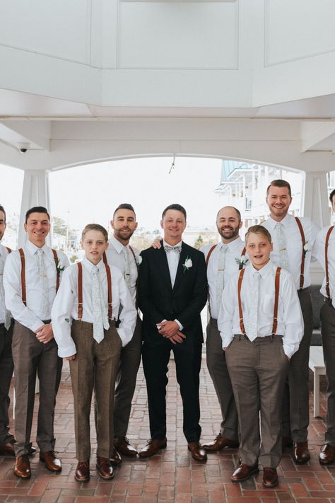 Groomsmen No Jacket Suspenders, No Jacket Groomsmen, Groomsmen No Jacket, Groomsmen With Suspenders, Groomsmen Suspenders, Groomsmen Attire, Wedding Mood Board, Wedding Mood, Suspenders